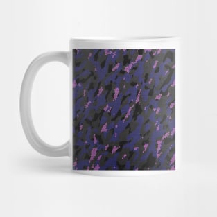 Camouflage - gray and purple pink Mug